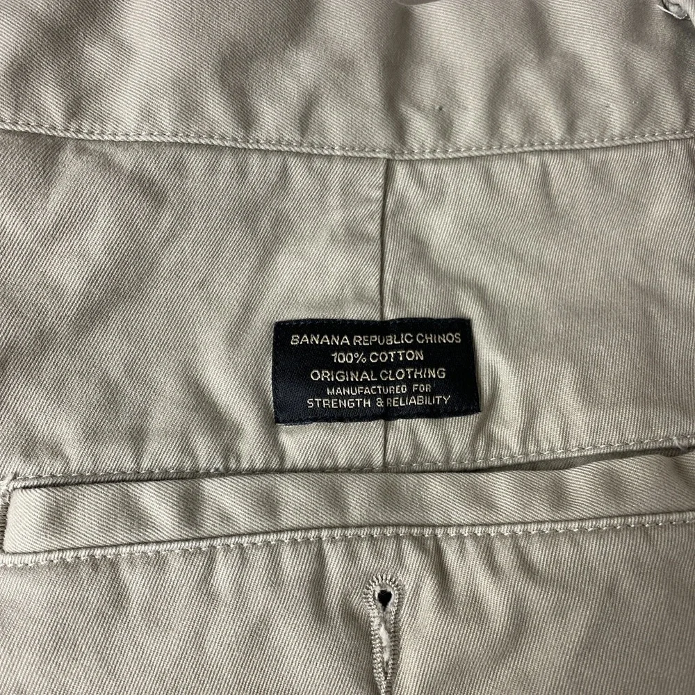 Banana‎ Republic Men's Khaki Straight Fit Gavin Size 35/34 Chino